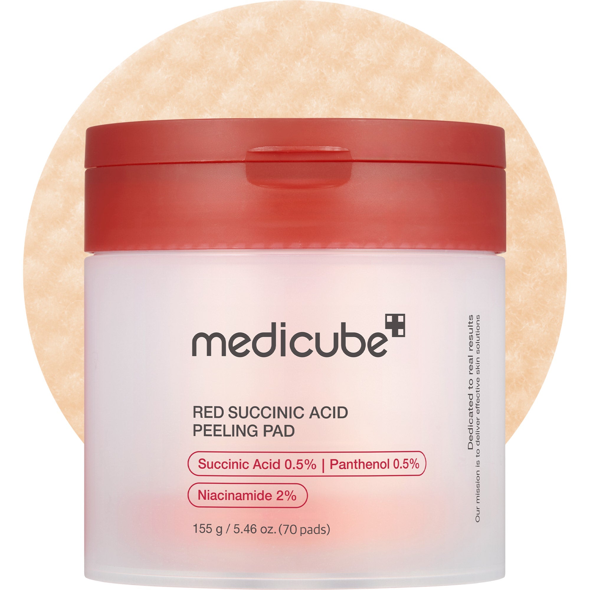 Red Succinic Acid Panthenol Pads Q7