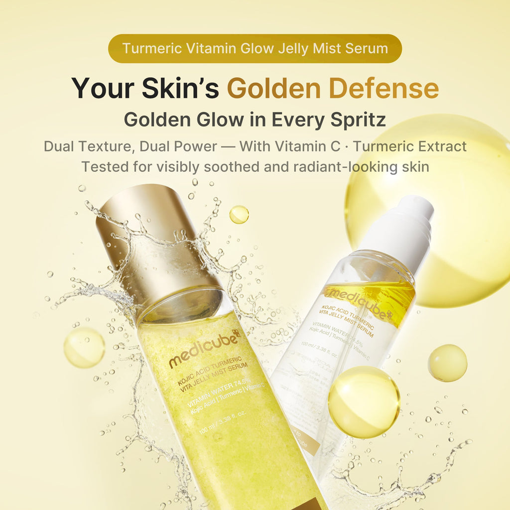 Kojic Acid Turmeric Vitamin Gold Jelly Mist Serum Y7