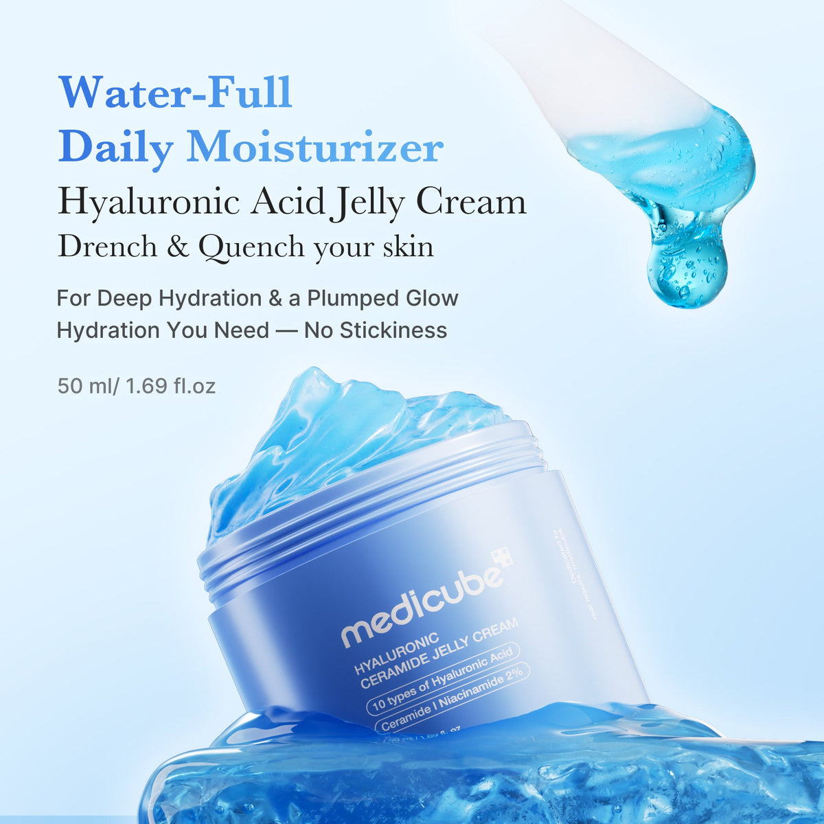 Hyaluronic Ceramide Moisturizing Jelly Cream R6