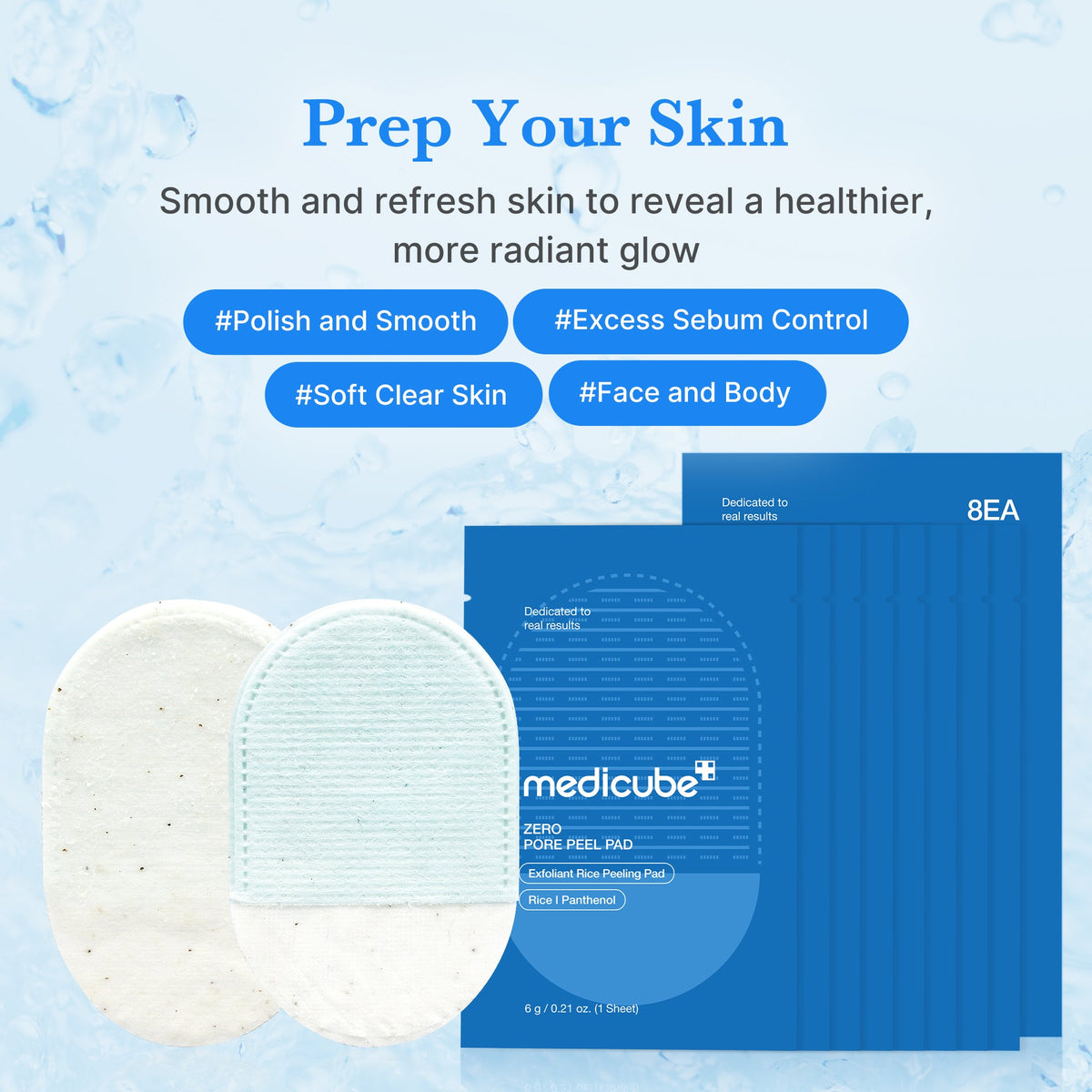 Zero Pore Peeling Pads (8ea) T3