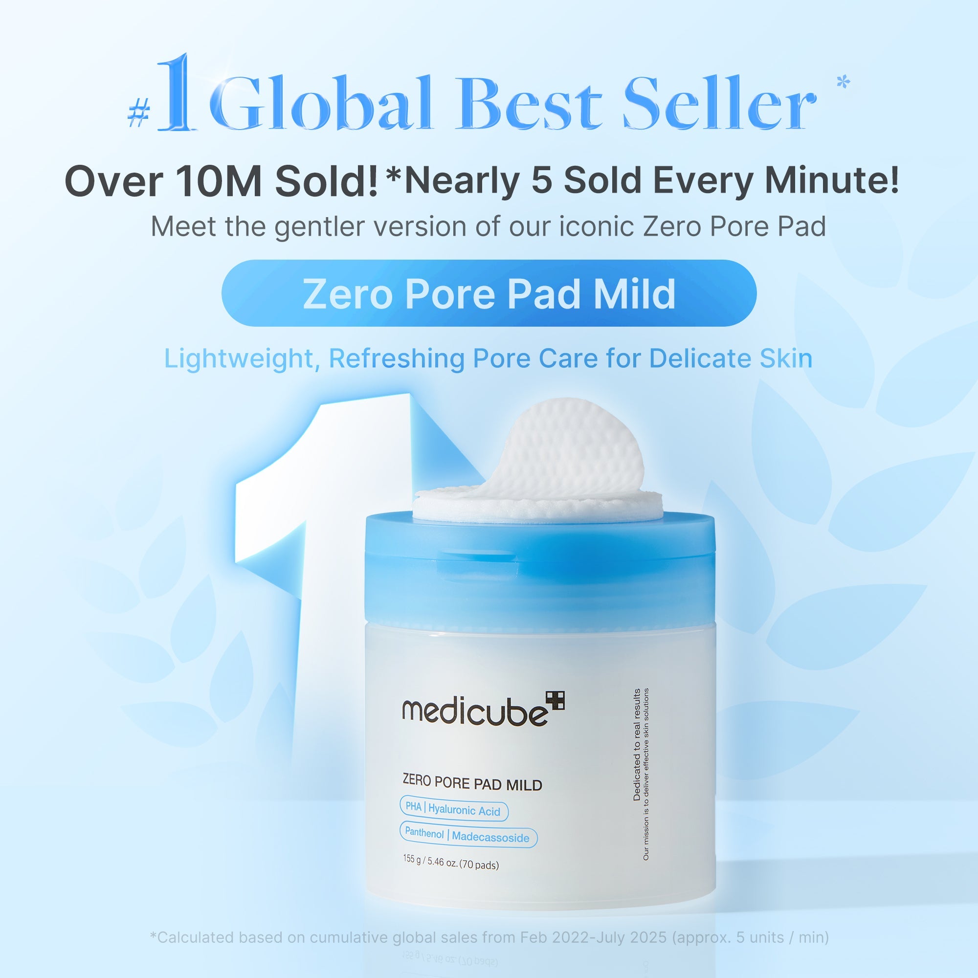 Zero Pore Madecassoside Pads (Mild) N6