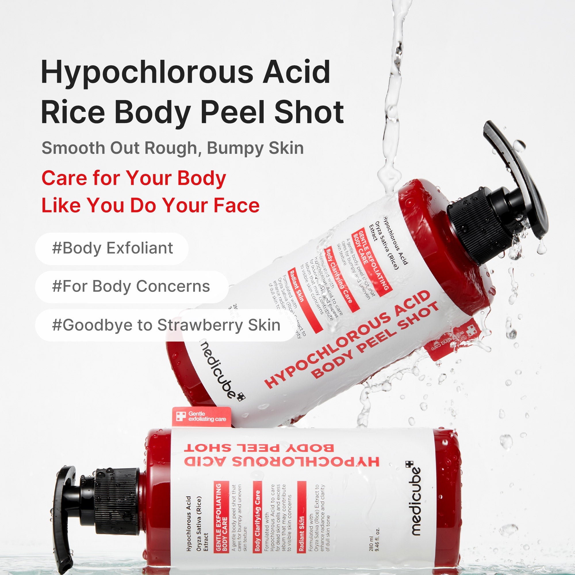 Hypochlorous Acid Rice Body Peel Shot U0