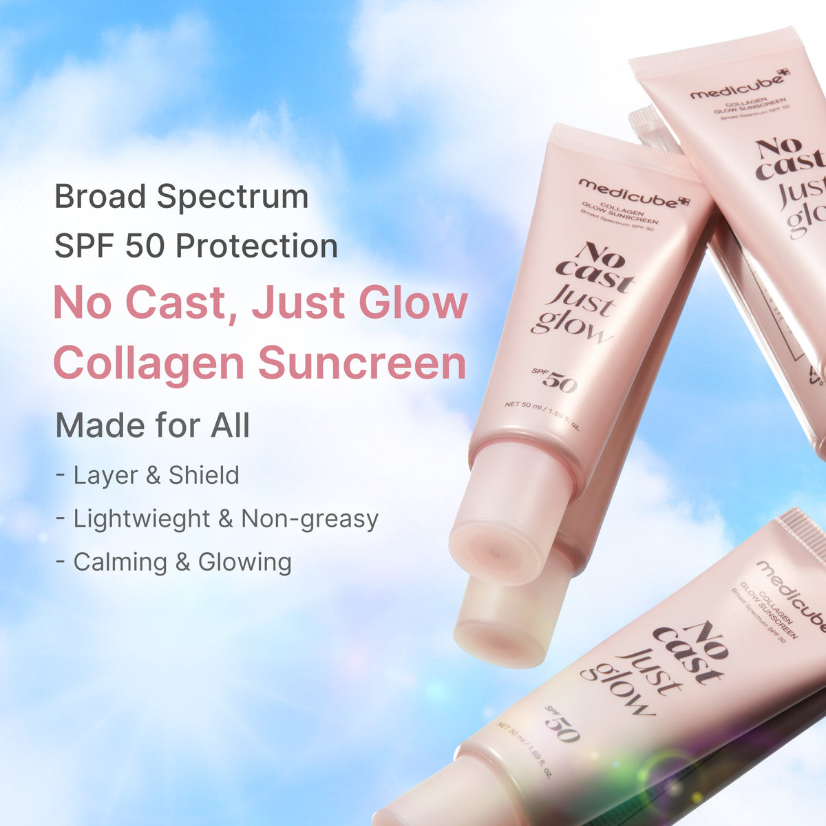 No Cast Just Glow Collagen Sunscreen L4