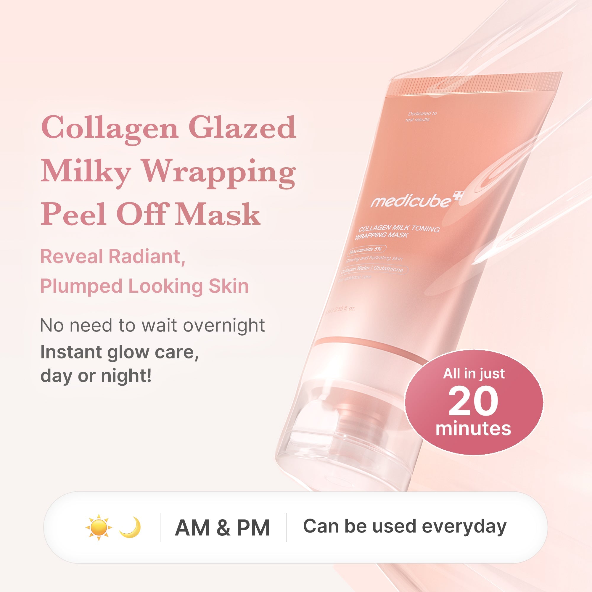 Collagen Milky Glow Daytime Wrapping Mask J0