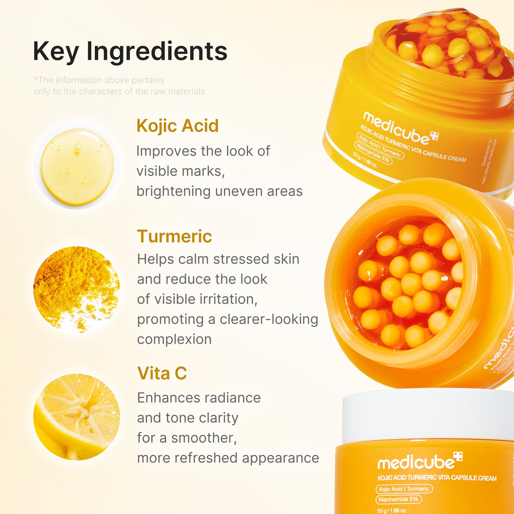 Kojic Acid Turmeric Vita Capsule Cream F5