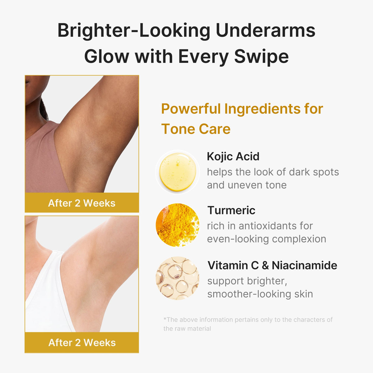 Kojic Acid Brightening Deodorant (Vanilla & Pistachio) L8