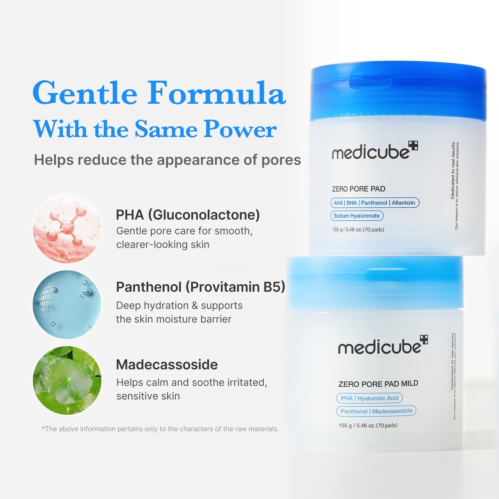 Zero Pore Madecassoside Pads (Mild) N6