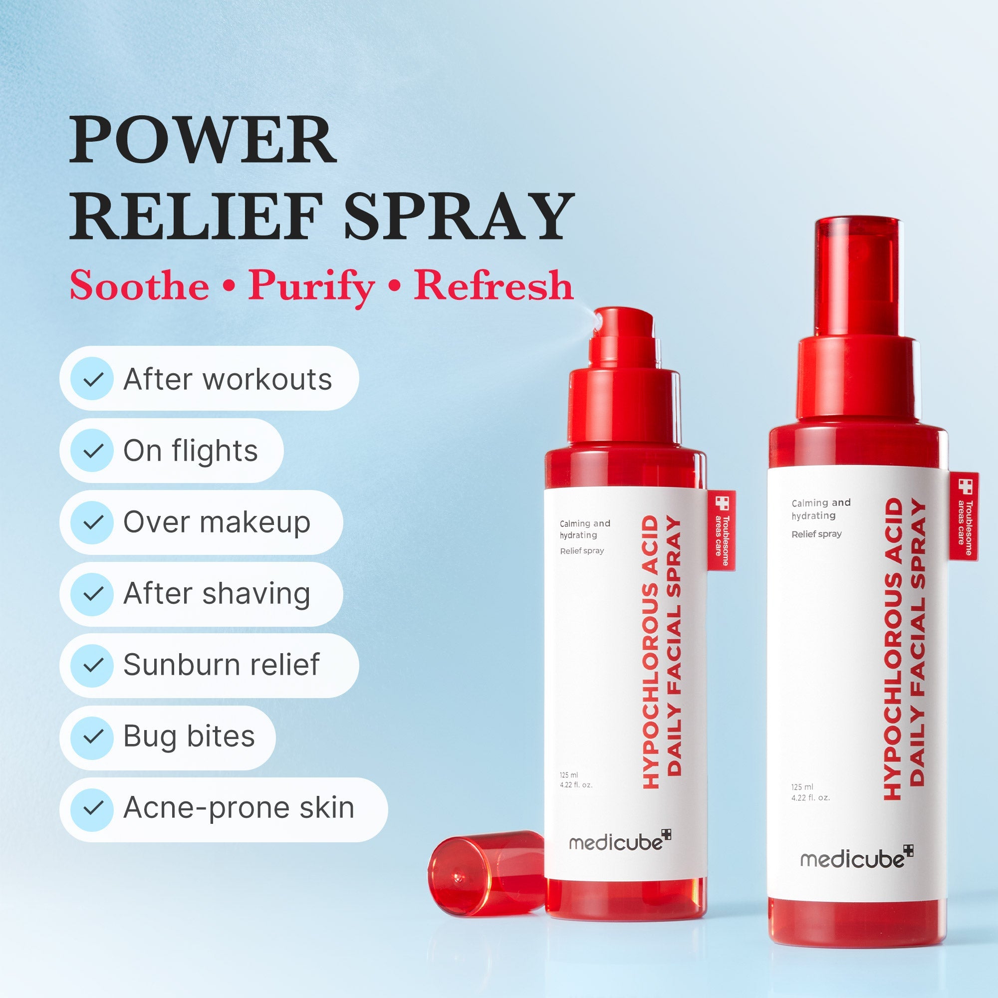 Hypochlorous Acid Power Soothing Spray V3