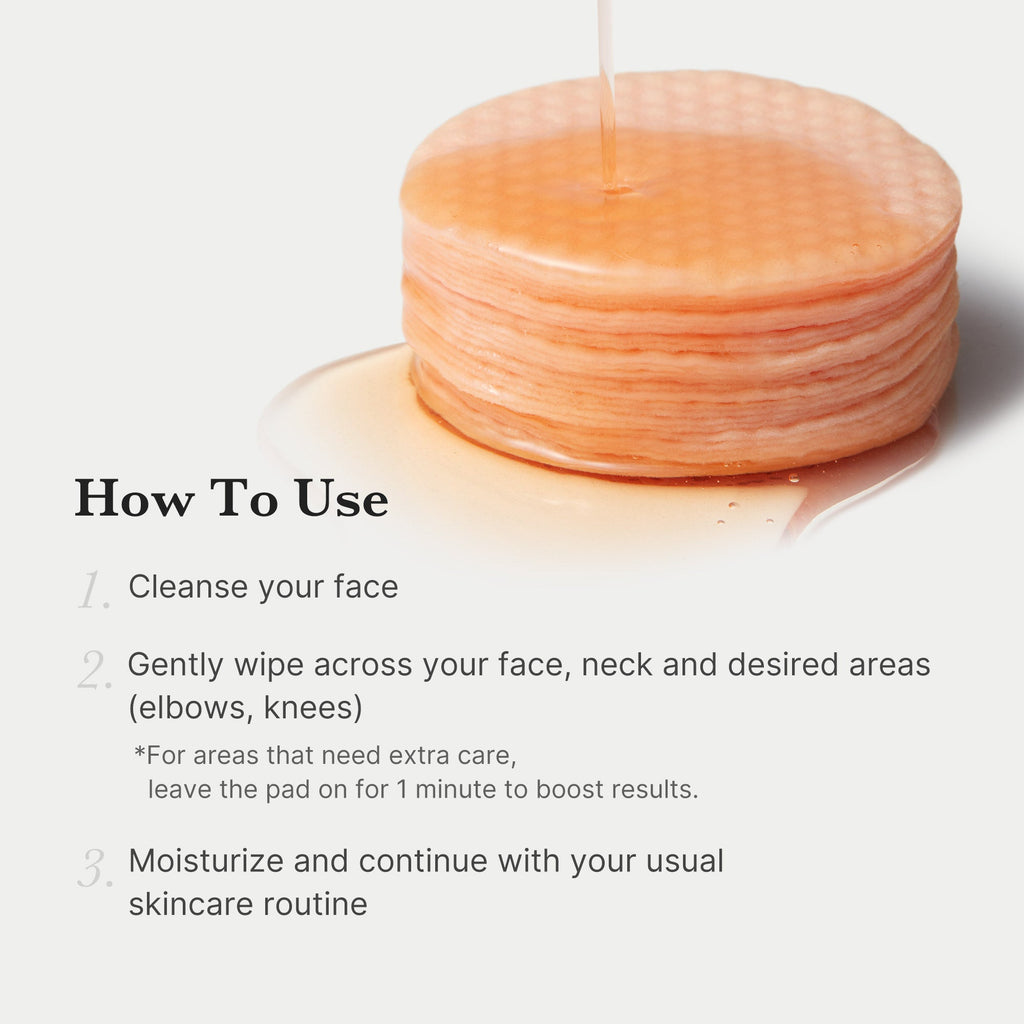 Red Succinic Acid Panthenol Pads Q7