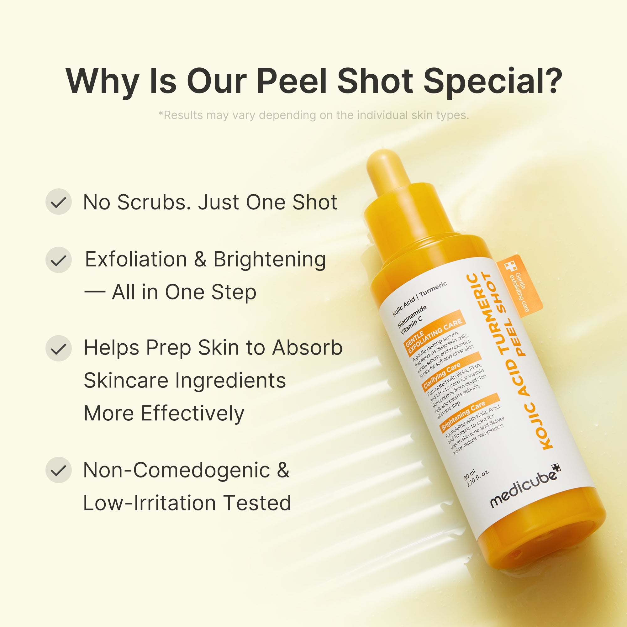Kojic Acid Turmeric Peel Shot I7