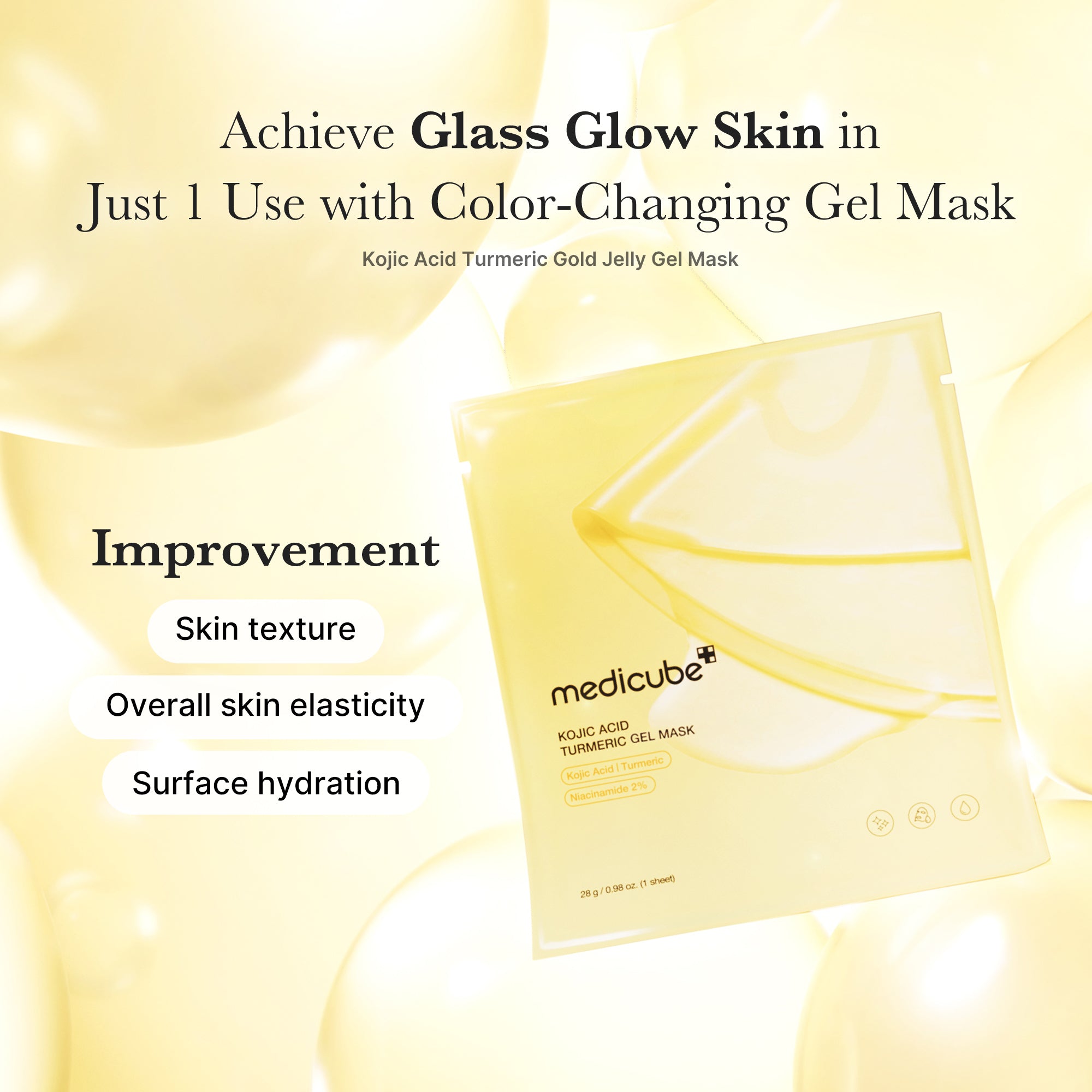 Kojic Acid Turmeric Gold Jelly Gel Mask J4