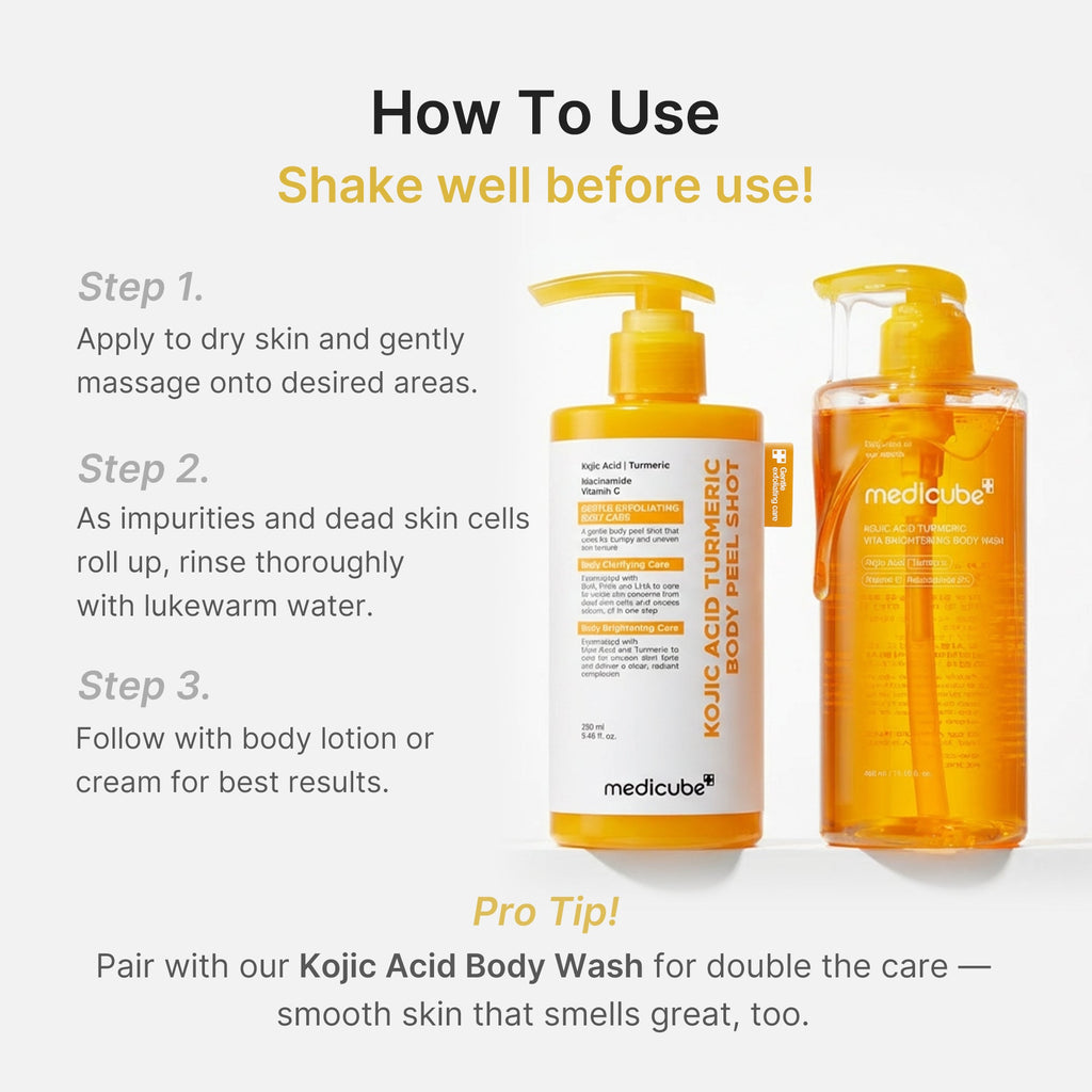 Kojic Acid Turmeric Body Peel Shot T0