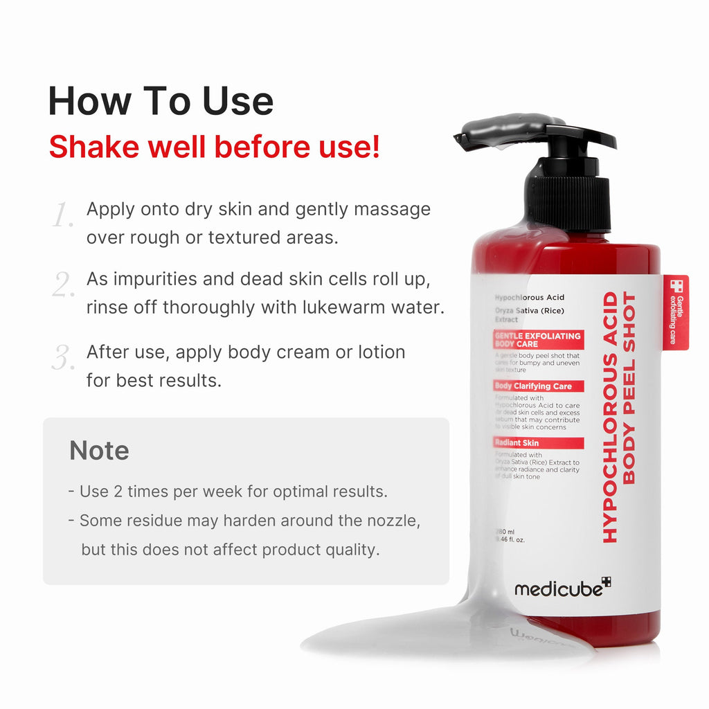 Hypochlorous Acid Rice Body Peel Shot U0