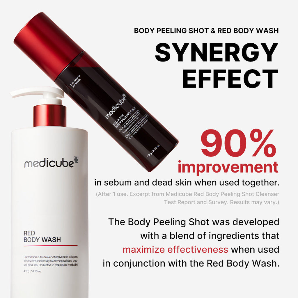 Red Body Peeling Shot Cleanser N7