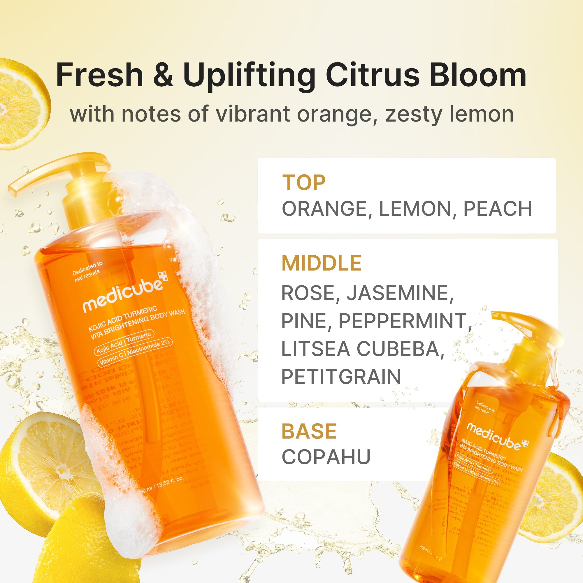 Kojic Acid Turmeric Brightening Body Wash J7