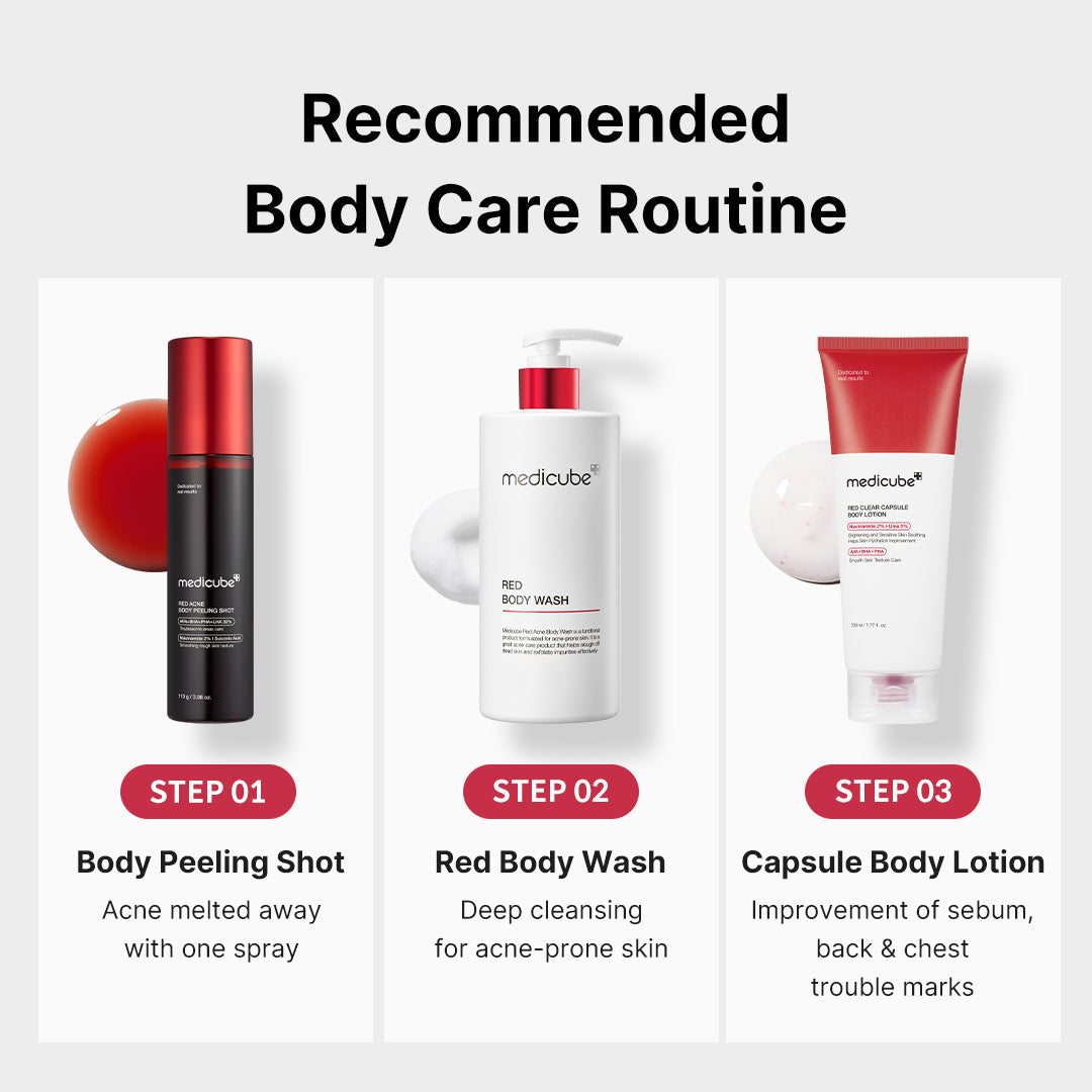 Red Body Peeling Shot Cleanser N7