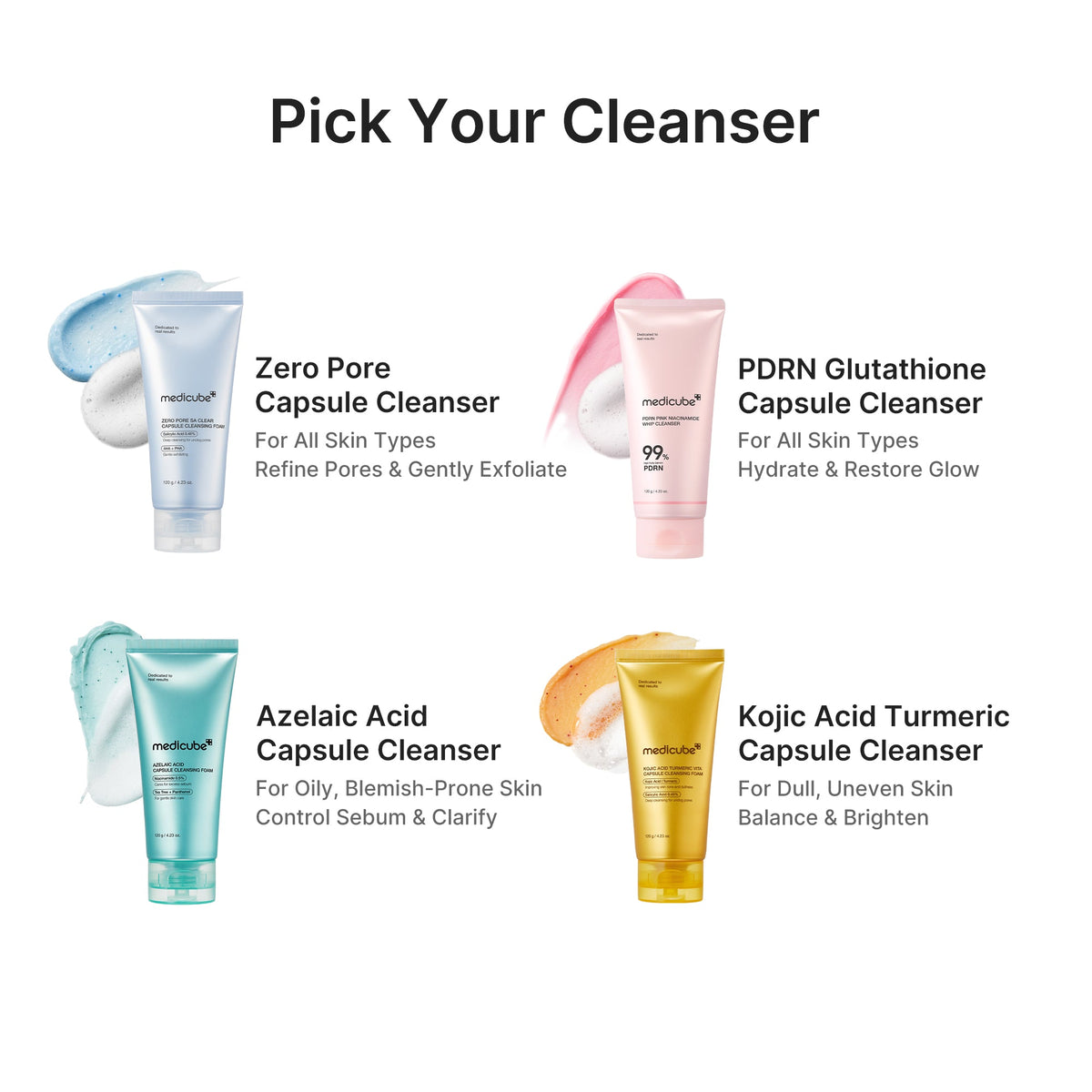 Kojic Acid Turmeric Vita Capsule Foam Cleanser M2