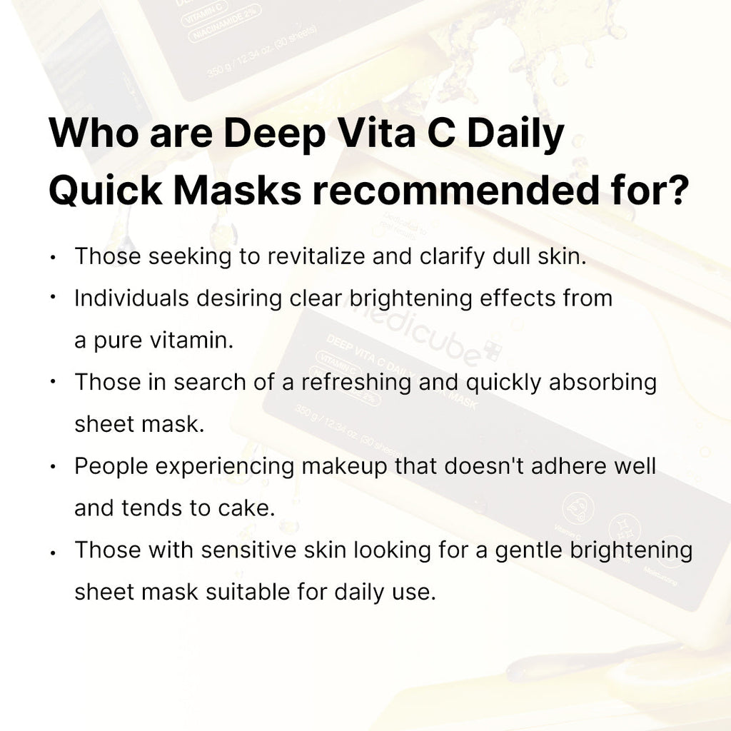 Deep Vita C Daily Quick Masks Z5