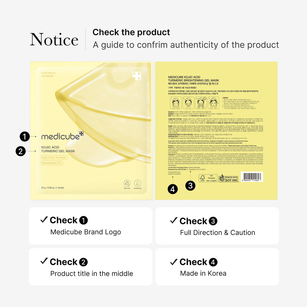 Kojic Acid Turmeric Gold Jelly Gel Mask J4