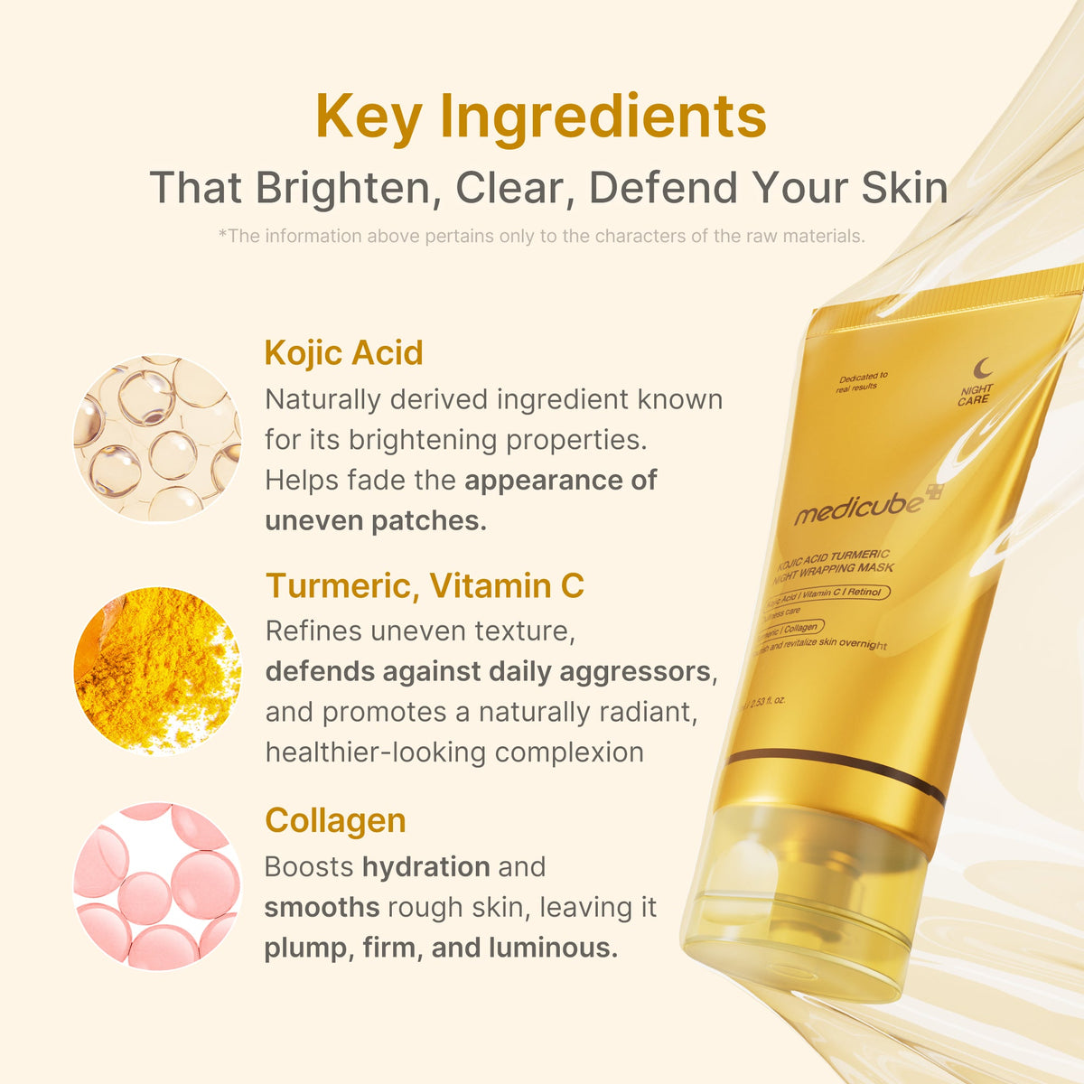 Kojic Acid Turmeric Overnight Wrapping Mask C7