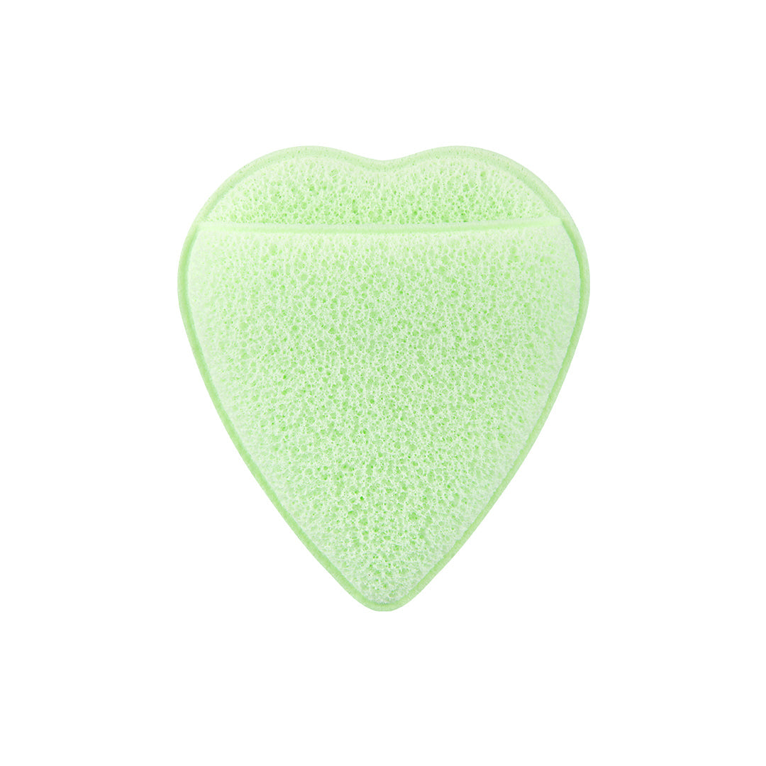 Clover Heart Facial Sponge W4