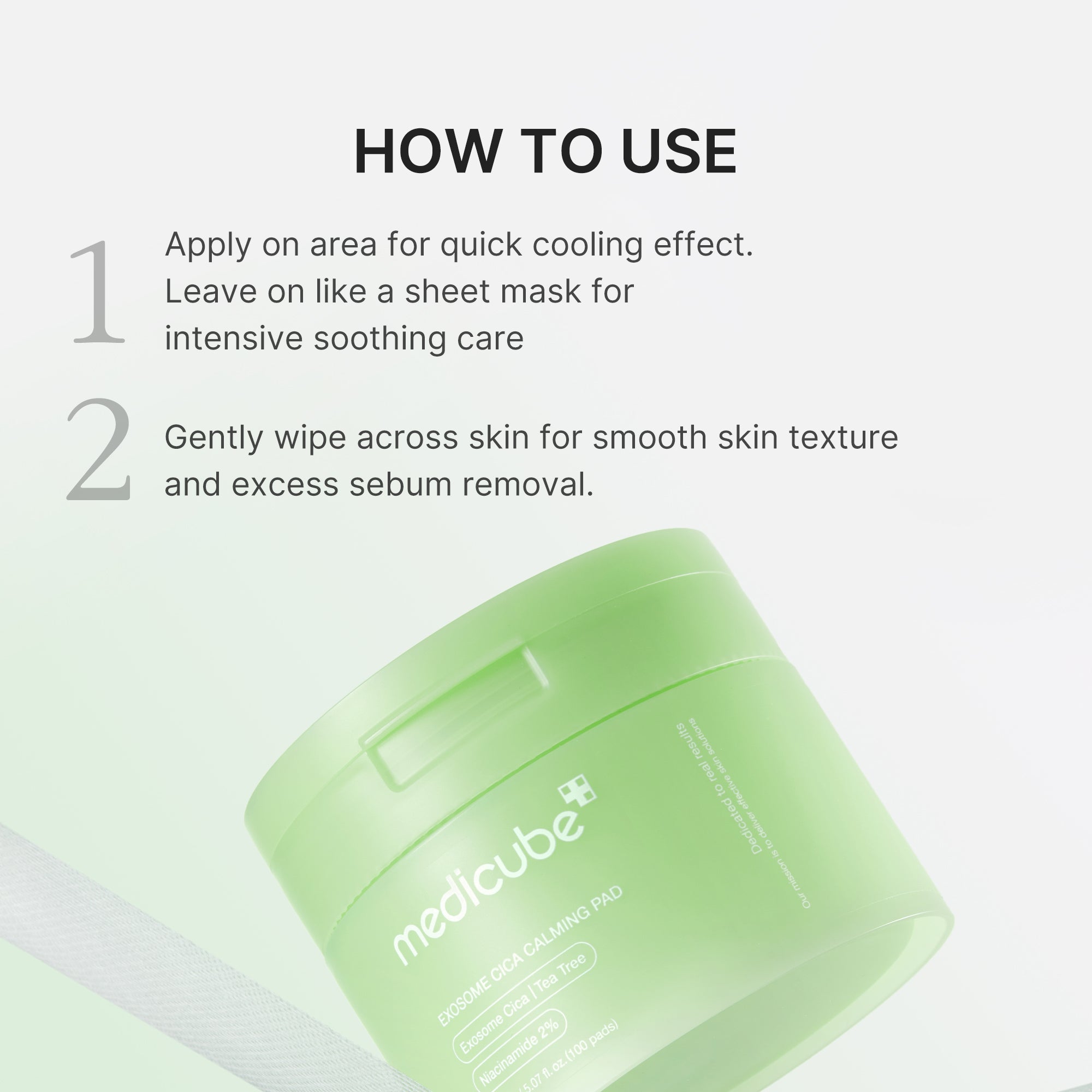 Exosome Cica Calming Toner Pads K2