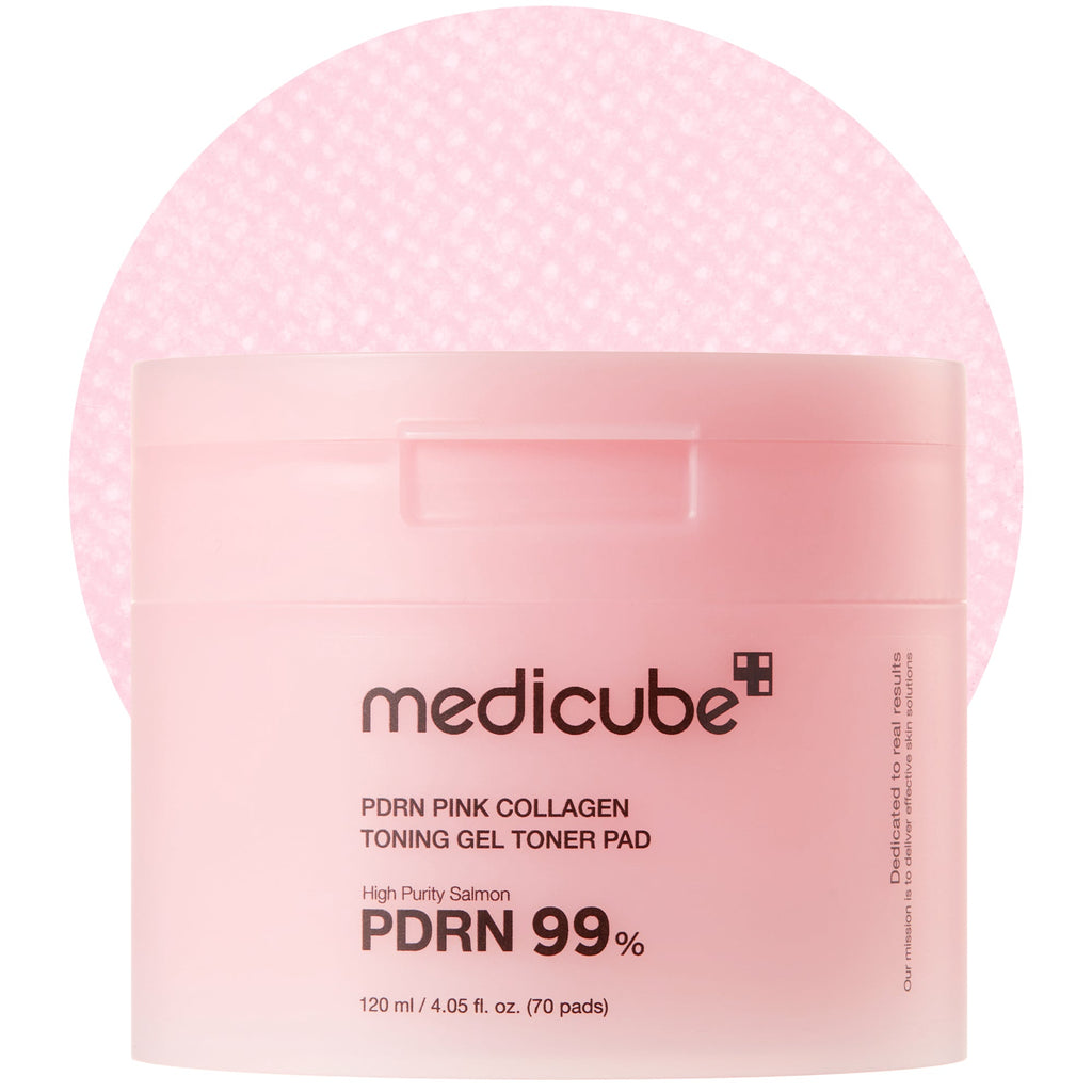 PDRN Pink Collagen Gel Toner Pad X9