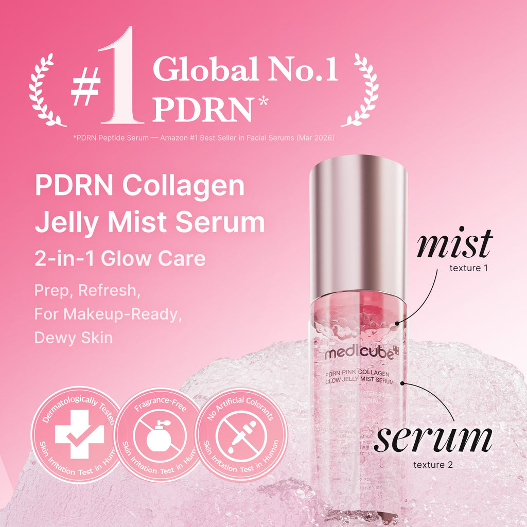 PDRN Pink Collagen Glow Jelly Mist Serum T2