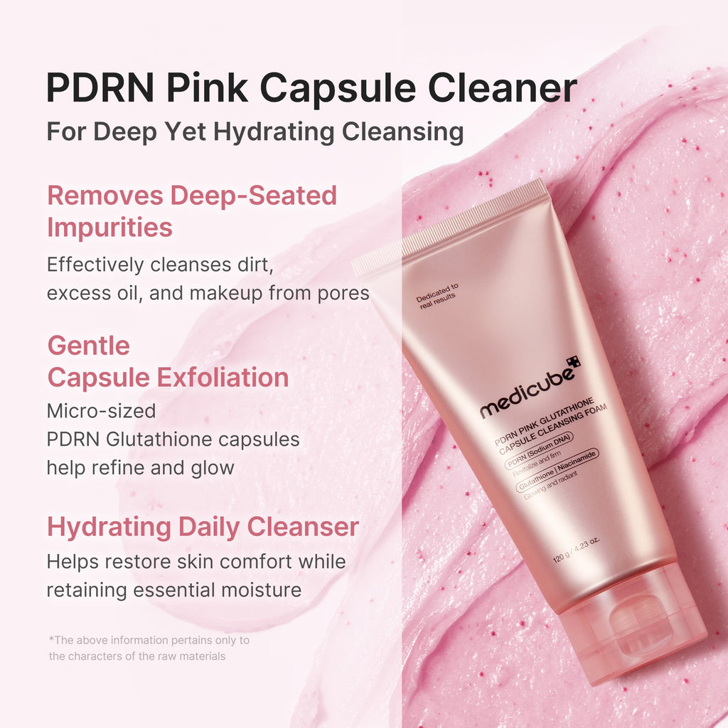 PDRN Pink Glutathione Capsule Foam Cleanser B2