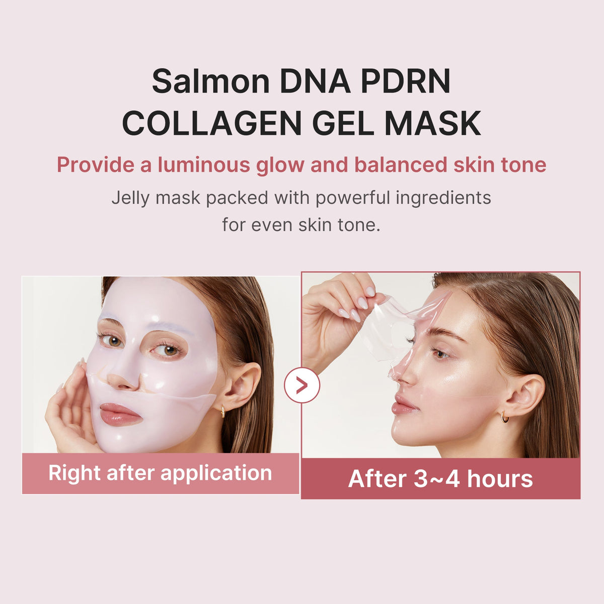 Salmon PDRN Pink Collagen Jelly Gel Mask R0