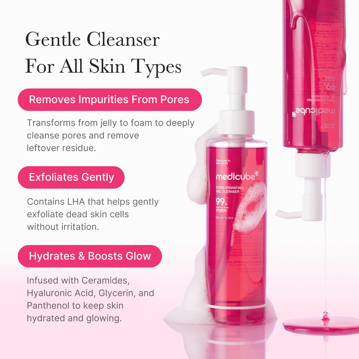 PDRN Pink Gel Cleanser O0