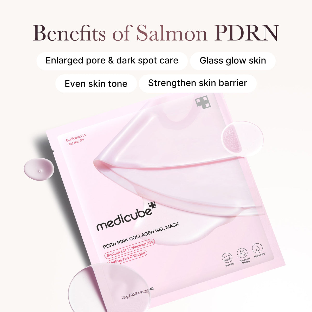 Salmon PDRN Pink Collagen Jelly Gel Mask R0
