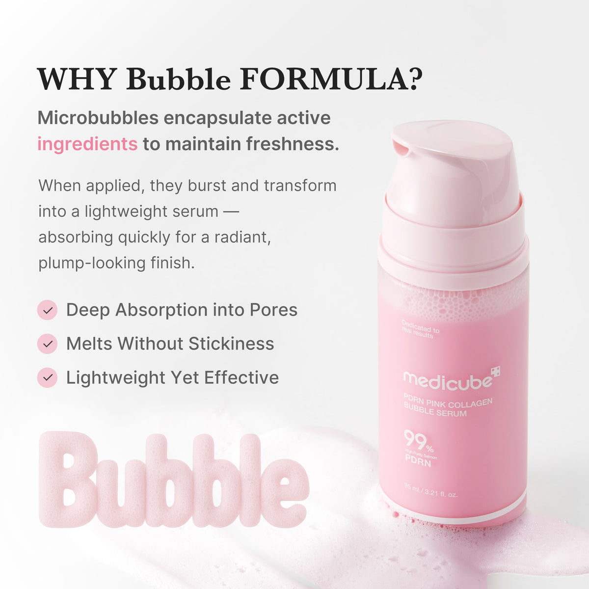 PDRN Pink Collagen Bubble Serum F9
