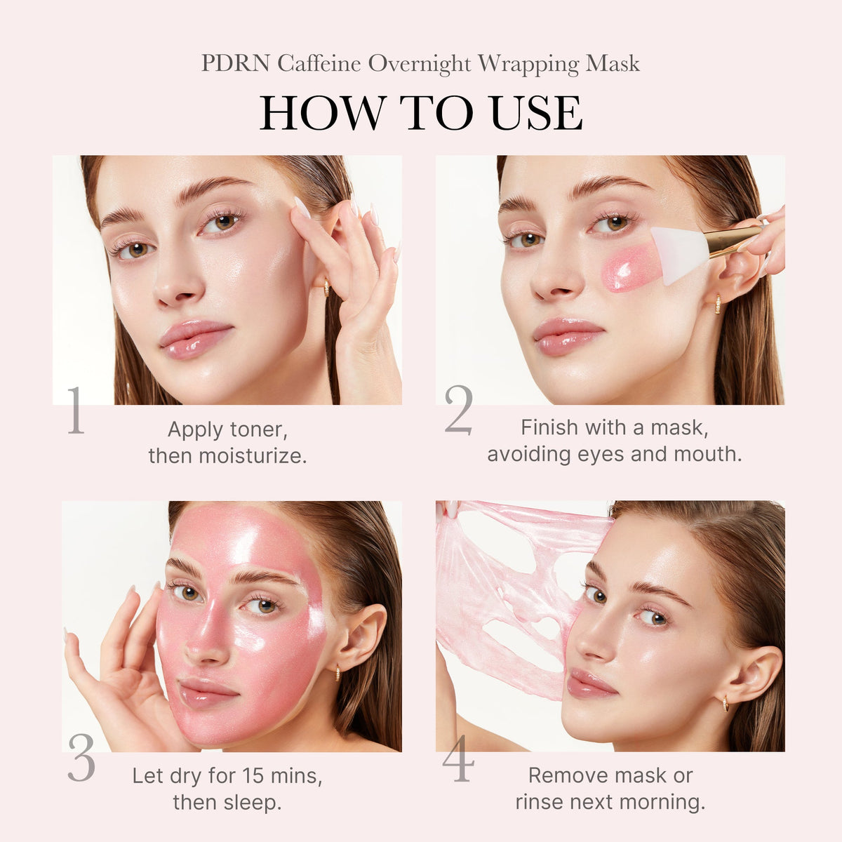 PDRN Pink Caffeine Overnight Wrapping Mask W2