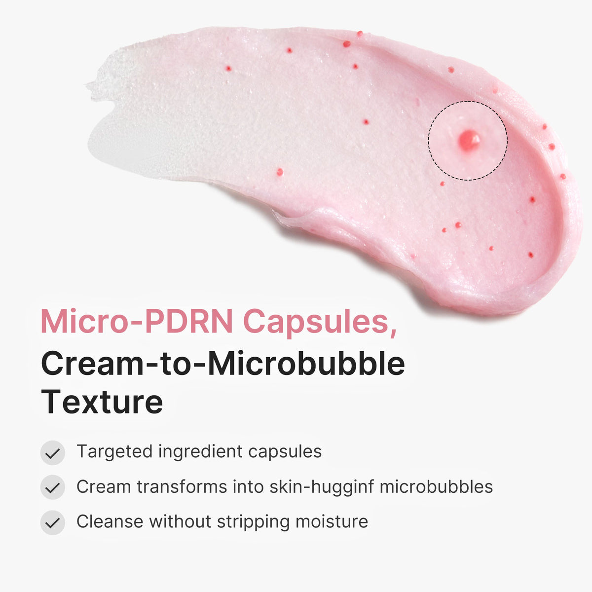 PDRN Pink Glutathione Capsule Foam Cleanser B2