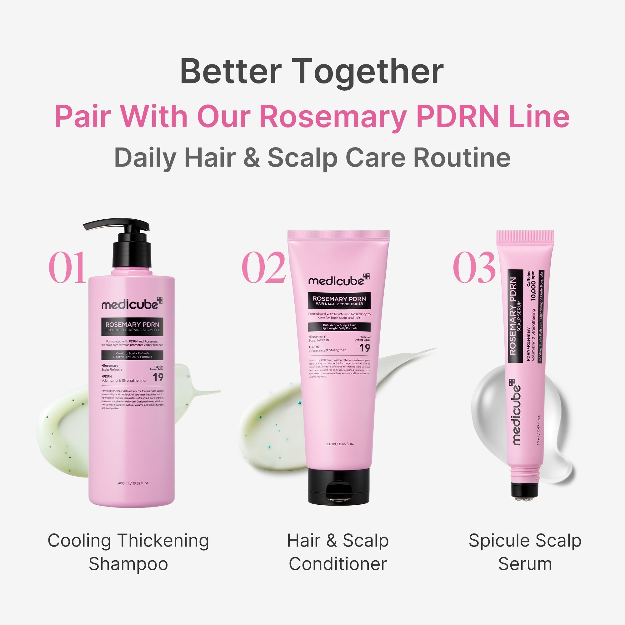Rosemary PDRN Hair & Scalp Conditioner X7