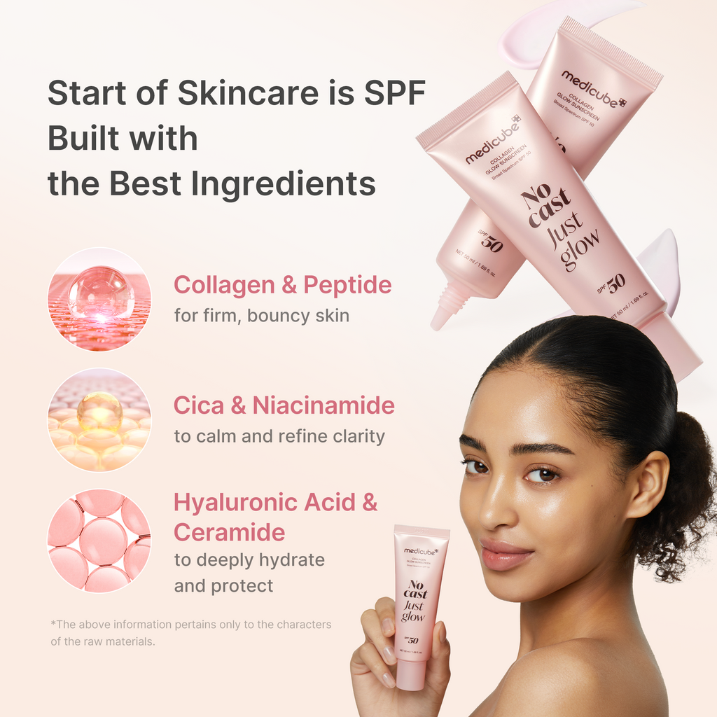 No Cast Just Glow Collagen Sunscreen X7